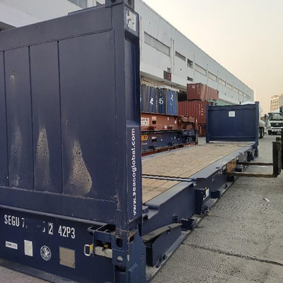 China ke Angola International Sea Freight FCL LCL Kargo besar 40FR/40OT Kontainer