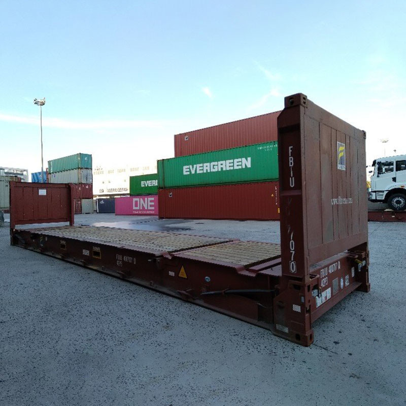 Diskon 40FR/40OT Container Pengangkut Barang Laut China ke Tanzania Untuk Kargo Oversized